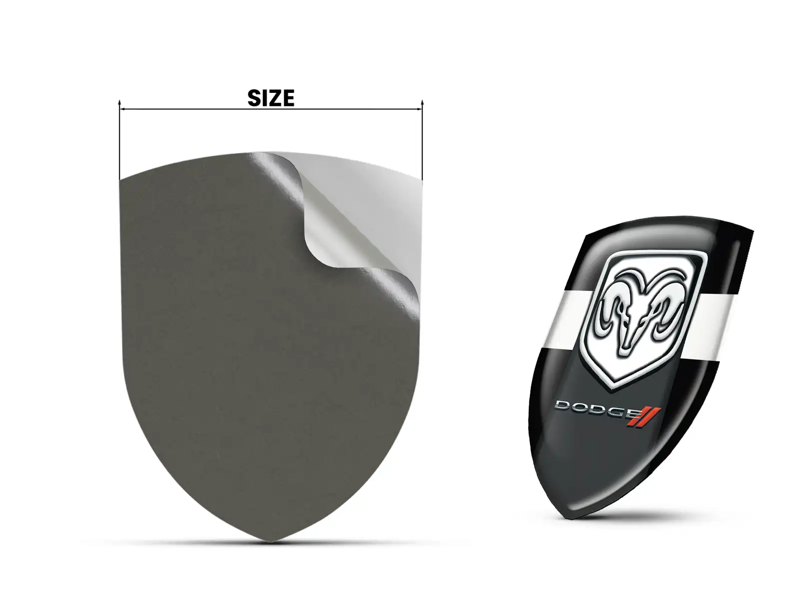 Dodge Autotür Decals Modern Max Stilvoll Langlebig Pro